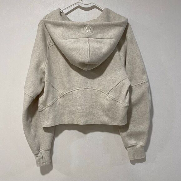 Lululemon Scuba Oversized Half Zip Hoodie XS/S Mojave Tan Beige Sweatshirt - Picture 2 of 8